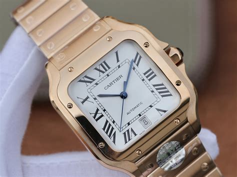 cartier rose gold watch fake|cartier rose gold diamond watch.